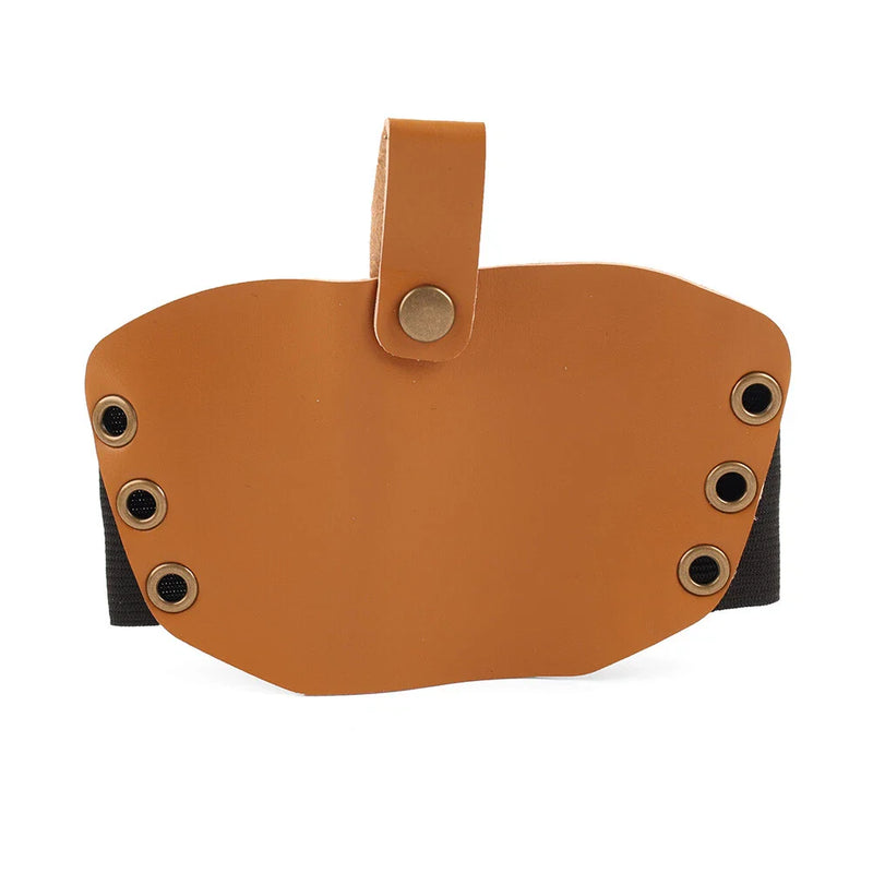 Motorcycle Gear Pedal - Tan Leather Shifter Cover Boot Protector