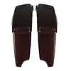 Harley Road Glide (2014-2023) - Midnight Crimson / Black Saddlebag Speaker Lid