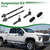 Pontiac Torrent 6pcs Front Suspension Kit Tie Rod Ends with Boots