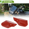 Set Universal Hand Guard Motorcycles Knuckle Guard Protector Red PP Plastic