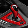 Red Carbon Fiber Gear Shift Knob Head Trim Fit Bmw M2 F80 M3 M4 M5 M6 X5M X6M