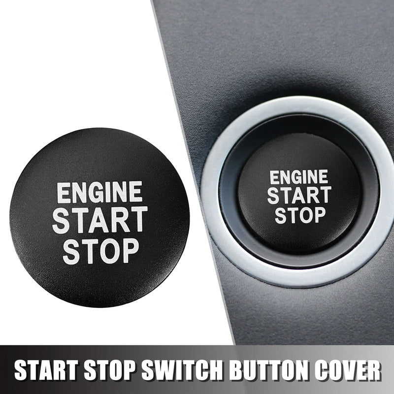 Toyota Camry Engine Start Stop Button Cover Sticker Aluminum Alloy Black