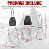 Harley Sportster XL 1200 Chrome Sissy Bar Backrest Pad (2004-2016)