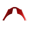 Mazda 3 Axela Red Carbon Fiber Steering Wheel Panel Cover (2014-2016)