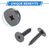 Honda Accord 10 Pcs Fender Liner Splash Shield Bumper Cover Screw