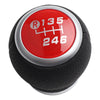 BRZ, Toyota 86, SCION FR-S 1x 6-Speed Gear Shift Knob Red (2013–2020)