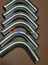 Universal 2.25" Aluminum Turbo Piping Kit + Black Hose