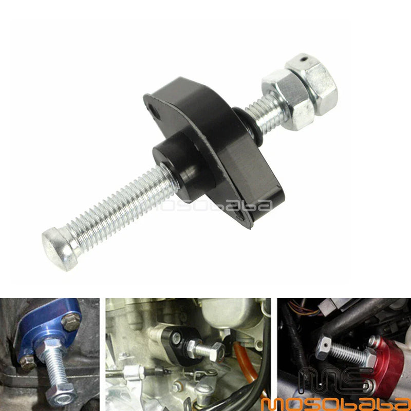 Yamaha FZ6, FZR400, YZ250 / 400, Kawasaki Black Billet Manual Cam Chain Tensioner