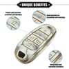 Hyundai Tucson 2020-2022 5 Button Soft TPU Gray Key Fob Cover