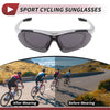 Motorcycle Riding Dark Gray Lens White Black Frame Cycling Sunglasses Goggles