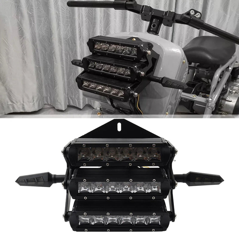 Honda Ruckus Zoomer GY6 Scooter Triple Headlight Kit (2003-2023)