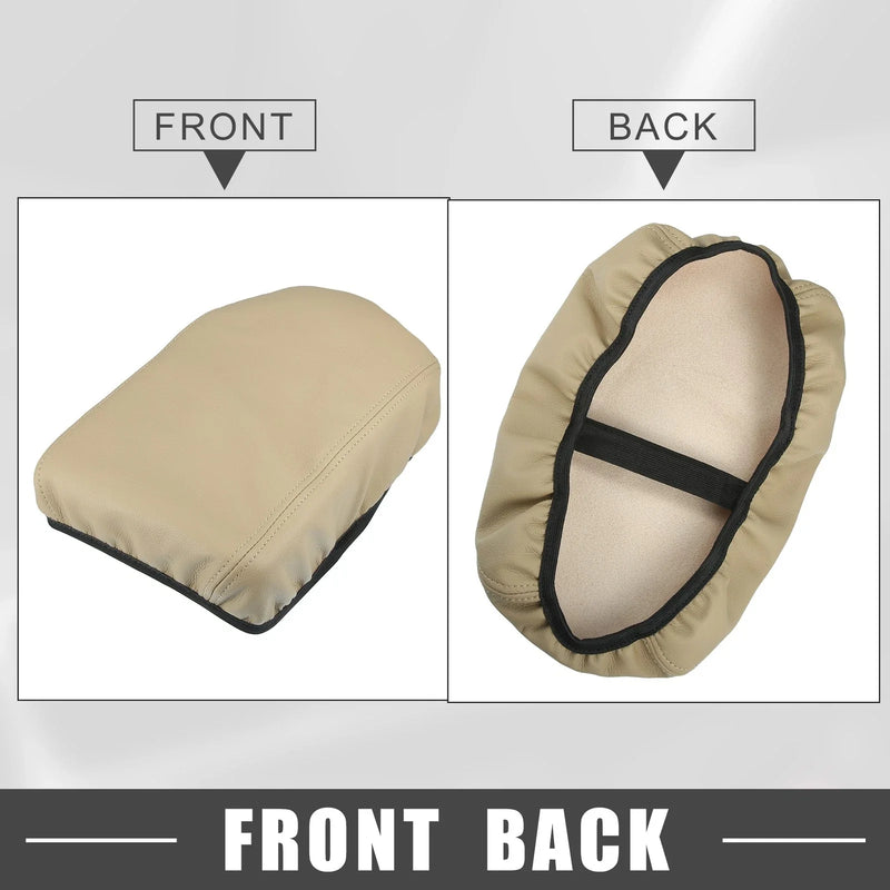 Honda Civic 2022-2023 Faux Leather Beige Car Center Console Armrest Cover
