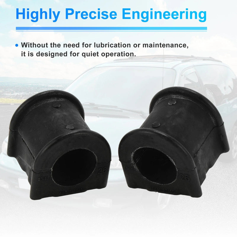 LEXUS ES300H (2013-2018) - 2 Pcs Black Stabilizer Sway Bar Bushings