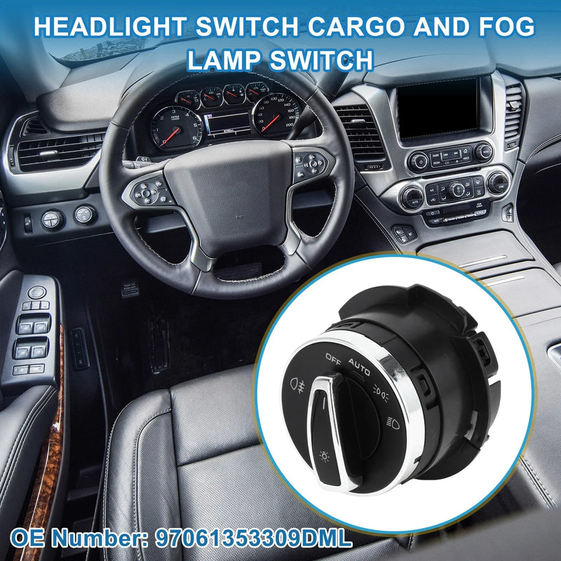 Porsche 718 Boxster Plastic Black Headlight Switch (2023)