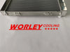 Holden V8 Commodore 44mm Aluminum Radiator & Red Hose (1988-1997)