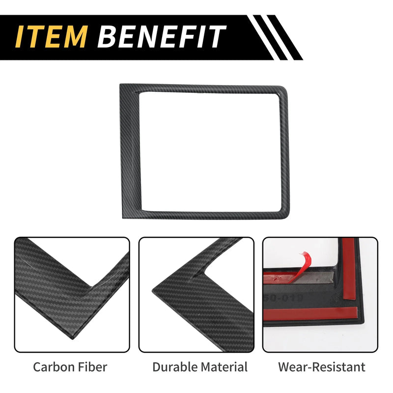 Ford F-150 2015-2020 Carbon Fiber Black Dash Center Console Organizer Tray