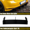 VW Golf 7 MK7 R Rline Rear Bumper Diffuser Lip (2014-2017)