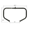 Harley Electra Glide Black Highway Engine Guard Crash Bar Footpeg (09-24)