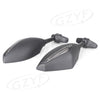 Kawasaki Suzuki Yamaha Universal Rearview Mirrors w/ Amber Lights