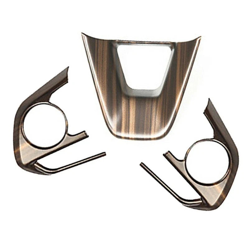 Toyota RAV4 Peach Wood Grain Steering Wheel Trim Cover (2019-2023)