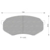 Toyota Hilux RN90 2wd Front Disc Brake Pad Set (1989–1998)