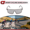 Motorcycle Silver Tone Lens Gray Frame 1 Pcs Motorcycle Riding Goggles