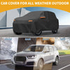 Mazda CX-9 Black 190T-PU Waterproof Car Cover (2016-2023)