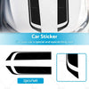 Universal Fit Wide Black Racing Car Hood Stripe Decals