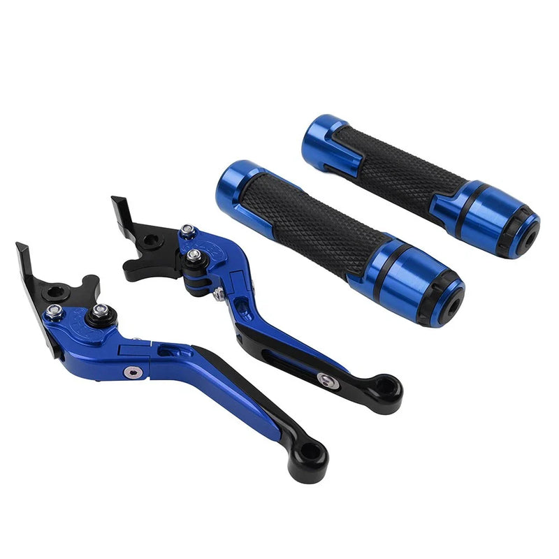 Aprilia Tuono V4 Folding Extendable Brake Clutch Levers & Handlebar Grips (2011-2023)