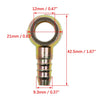 Motorcycle Car 8mm ID Hose Barb 12mm Banjo Fitting Fuel Line Adapter 2 x