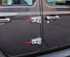 Jeep Wrangler JL (2018-2023) 16pcs Door Hinge Molding Side Cover Trim
