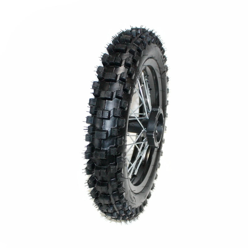 PIT PRO Dirt Bike 15mm Axle 12" Rear Wheel Rim + Tyre