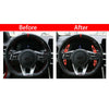 Kia Forte Red Steering Wheel Shift Paddle Extensions (2019)