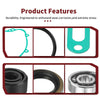 Kawasaki KX80 KX60 Water Pump Rebuild Kit Gasket Bearing Seal (1985–2003)