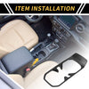Jeep Gladiator JT (2020-2023) - Carbon Fiber Black Cup Holder Cover Trim