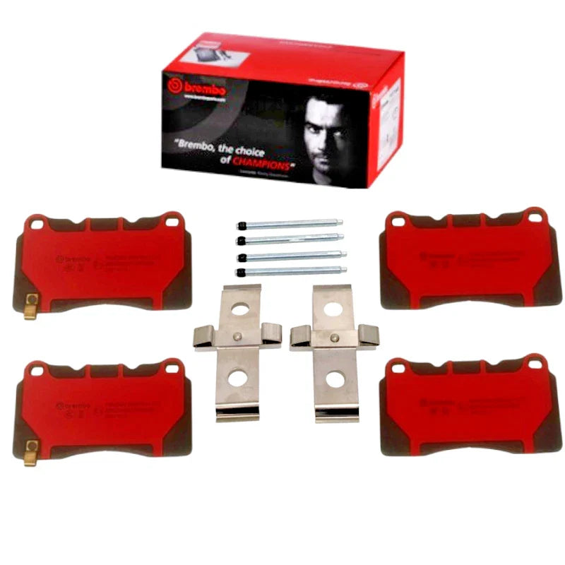 Mitsubishi EVO Brake Pad Set / Fitting Kit Brembo Front Caliper