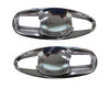 Nissan Navara Chrome 2 x Door Handle Bowl Trim (2014-2016)