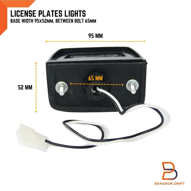 Nissan Navara D21 Rear Bumper License Plate Light (1985-1997)