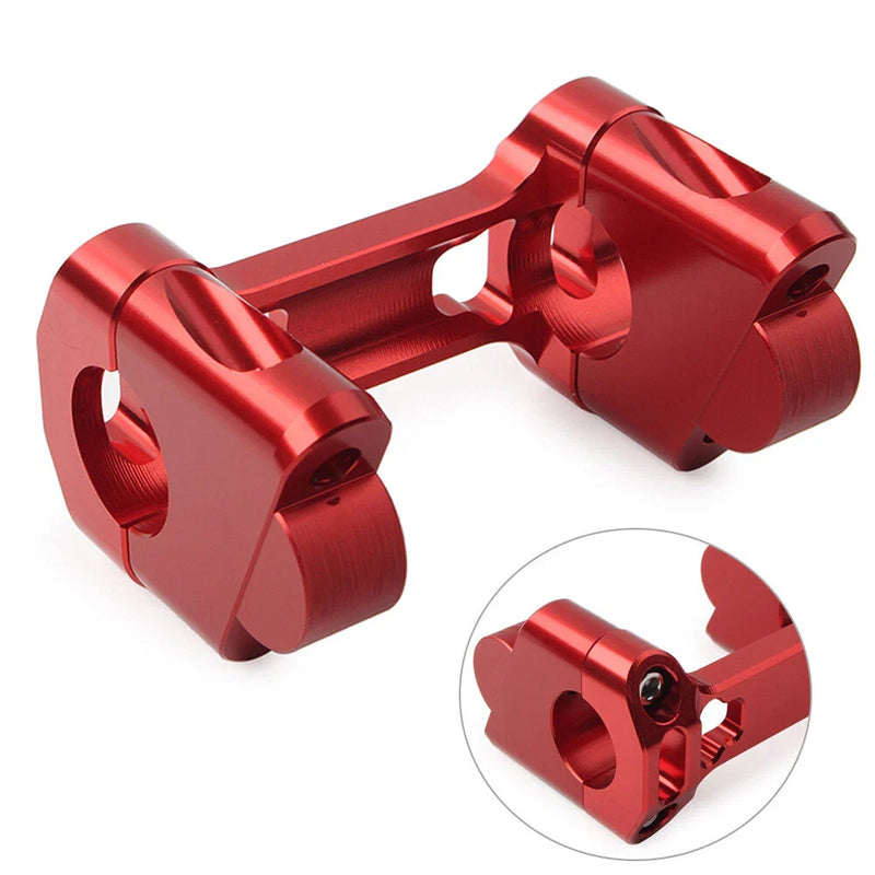 BMW R1200GS LC / Adventure Red CNC Height Riser Handlebar Clip Adapter (2014-2020)