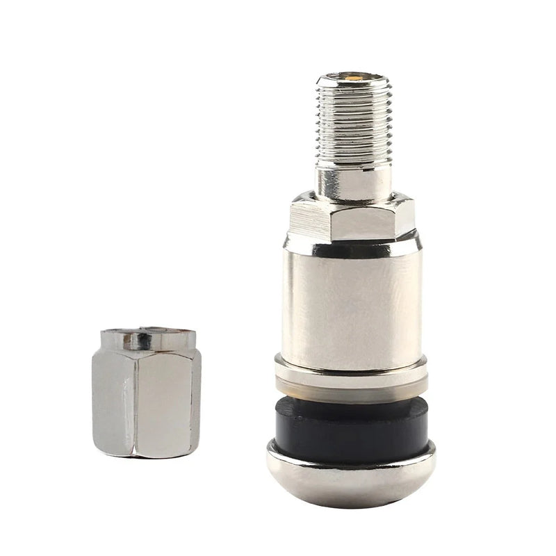 Car 4 x Stainless Steel High Pressure Wheel Tire Valve Stems