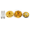 Kawasaki NINJA1000 Z1000 Frame Hole Covers  Fairing Bolts Caps Gold (2011-2016)