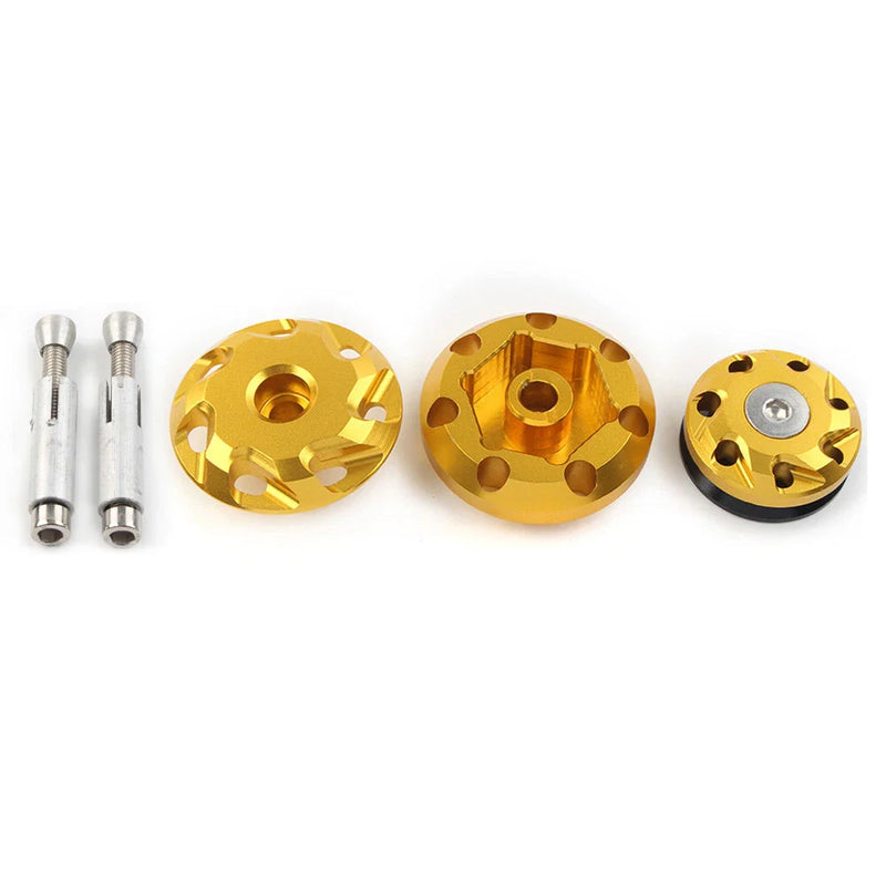 Kawasaki NINJA1000 Z1000 Frame Hole Covers  Fairing Bolts Caps Gold (2011-2016)