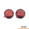 Off Road Motorcycle Plastic Number Plate Self Adhesive Reflectors