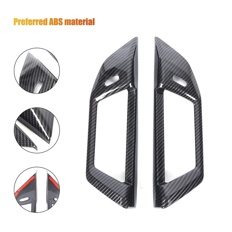 B Pillar Vent for BMW 5 Series G60 ABS Carbon Fiber Trim (2024–2024)