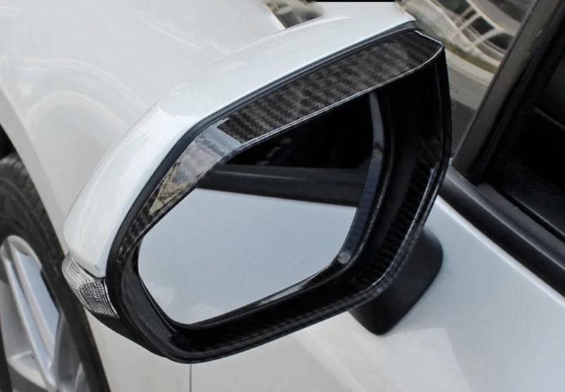 Toyota Corolla Sedan Mirror Rain Guard Side Lid ABS Fiber Cover Trim (2020-2024)