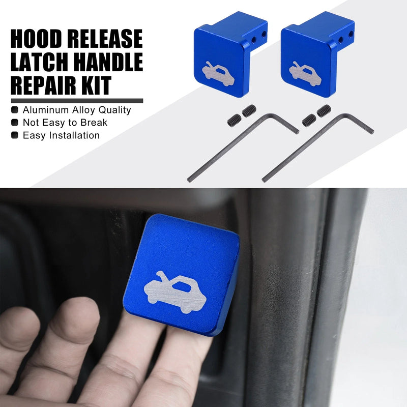 Honda CR-V (1997-2006) Blue Car Hood Release Latch Handle