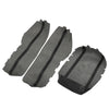 Honda Civic 10th Gen 2016-2020 Black & White Line 3 Pcs Armrest Covers