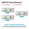 Toddler Cot Guard Adjustable Folding Kids Safety Bed Rail