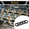 5 x Oil Seal Seal Ring Rotary Shaft Seal NBR Rubber 40x56x12mm Black