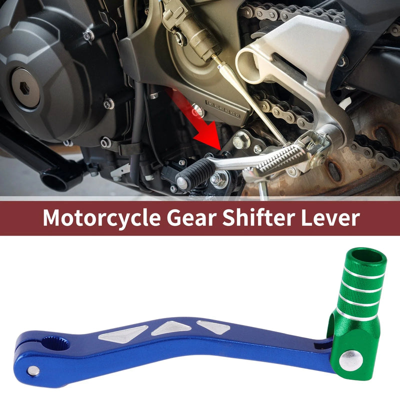 Yamaha TTR 50cc Blue and Green Shifter Lever Folding